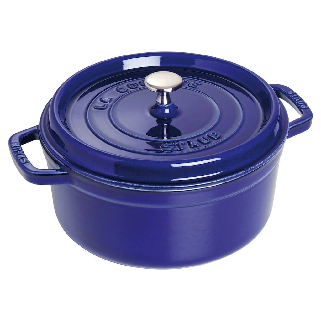 STAUB Cast Iron 4-qt Round Cocotte