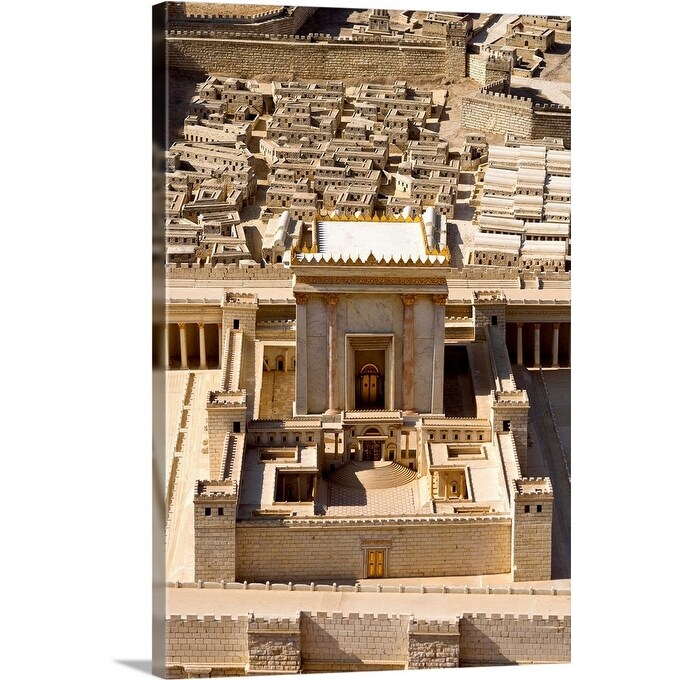 Shop Model Of Second Temple At Israel Museum Jerusalem Israel