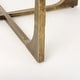 preview thumbnail 17 of 16, Atticus Black Wood and Antiqued Gold Metal Coffee Table