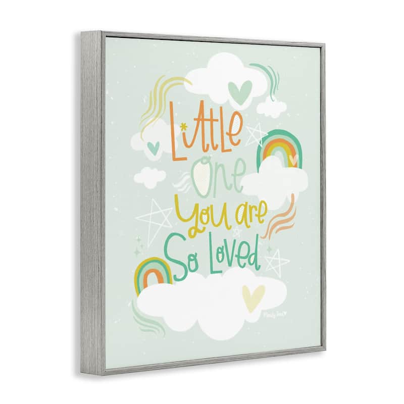 Stupell Little One You Are Loved Framed Giclee Art Design By Mandy Ford Art + Illustration