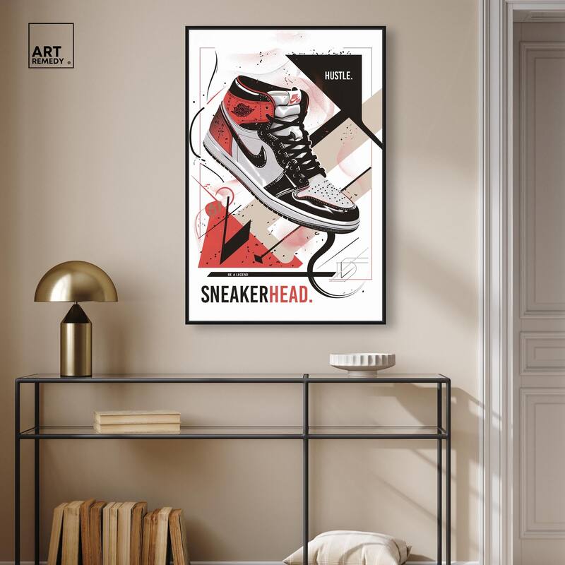 Stylish Sneakerhead Canvas by Art Remedy