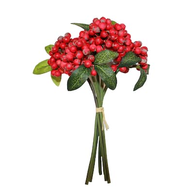 11" Red Berry Bouquet