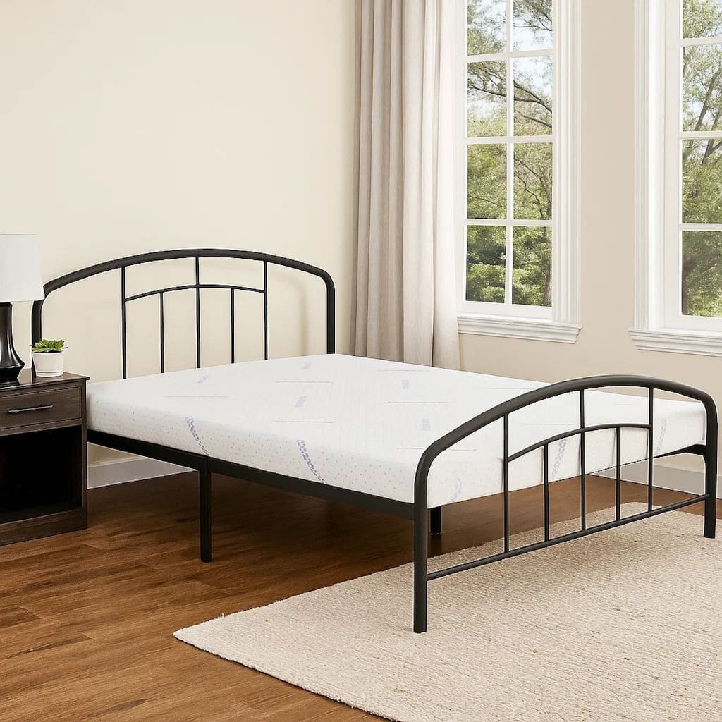 Elf 2 Inch Quilted King Size Mattress Topper for Bed, Soft Memory Foam - White