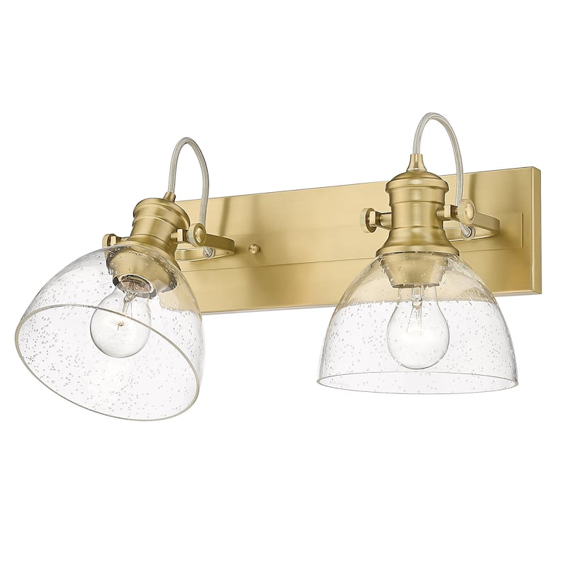Golden Lighting Hines 2 Light 17-7/8" Wide Bathroom Vanity Light with