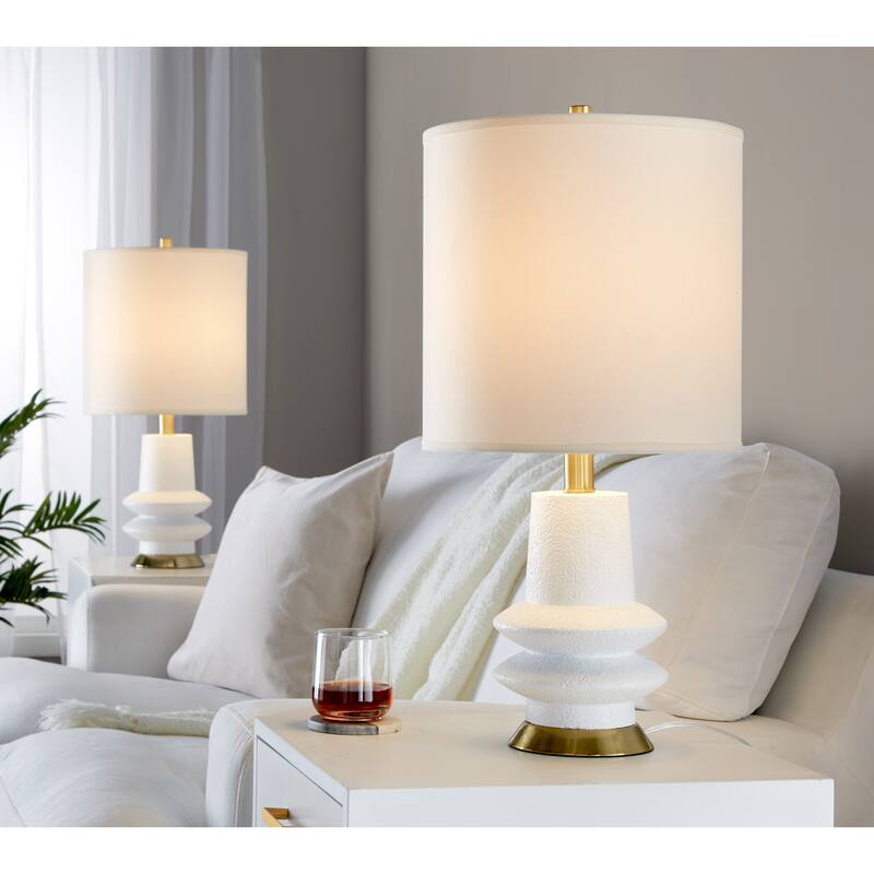 Porch & Den Luna 26" Polyresin Table Lamp (Set of 2)