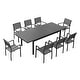 preview thumbnail 14 of 25, HIGOLD Heck Extendable Outdoor Dining Set for 8 Persons, Aluminum - 8 Seater