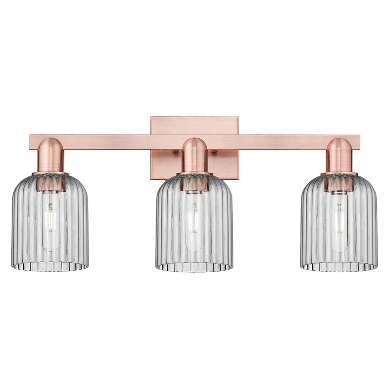 Innovations Lighting 716-3W-10-25 Athens Vanity Athens 3 Light 25" - Champagne Bronze / Clear