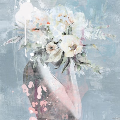 'Cover in Flowers' Painting Print on Wrapped Canvas