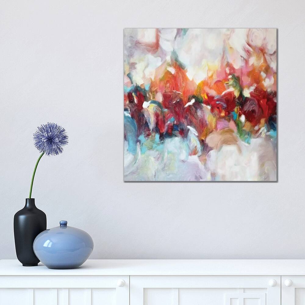 iCanvas "Abstract Flowers" by Radiana Christova Canvas Print