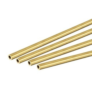 M METERXITY 200mm Brass Round Tube, 2mm 3mm 4mm 5mm 6mm 7mm