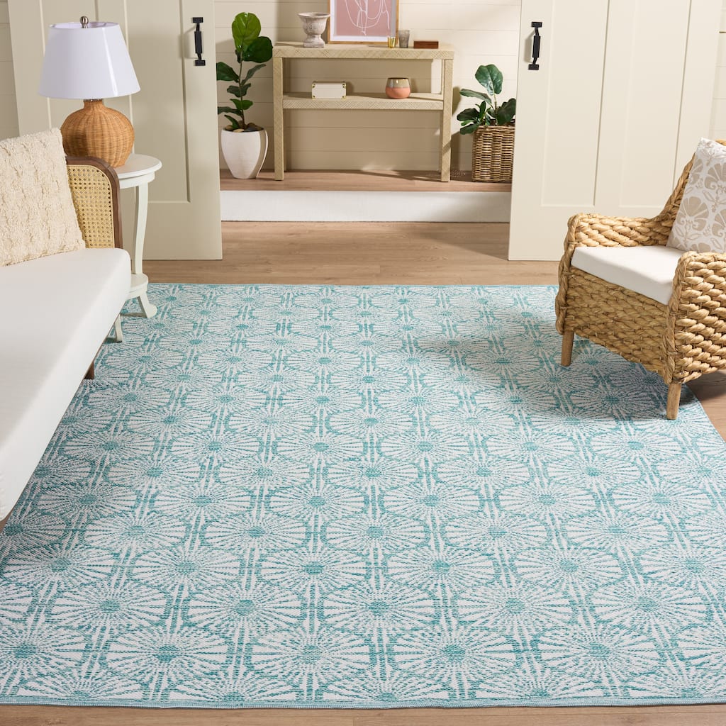 SAFAVIEH, Handmade Flatweave Montauk Marjola Casual Cotton Rug