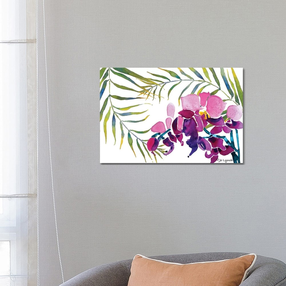 iCanvas "Orchid Leaves" by Jo Lynch Canvas Print