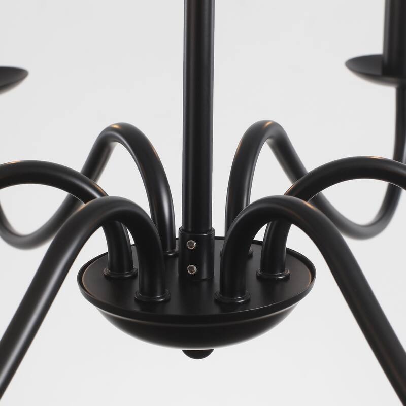 6-Light 27.55-inch Farmhouse Chandeliers for Living Room Foyer Hallway