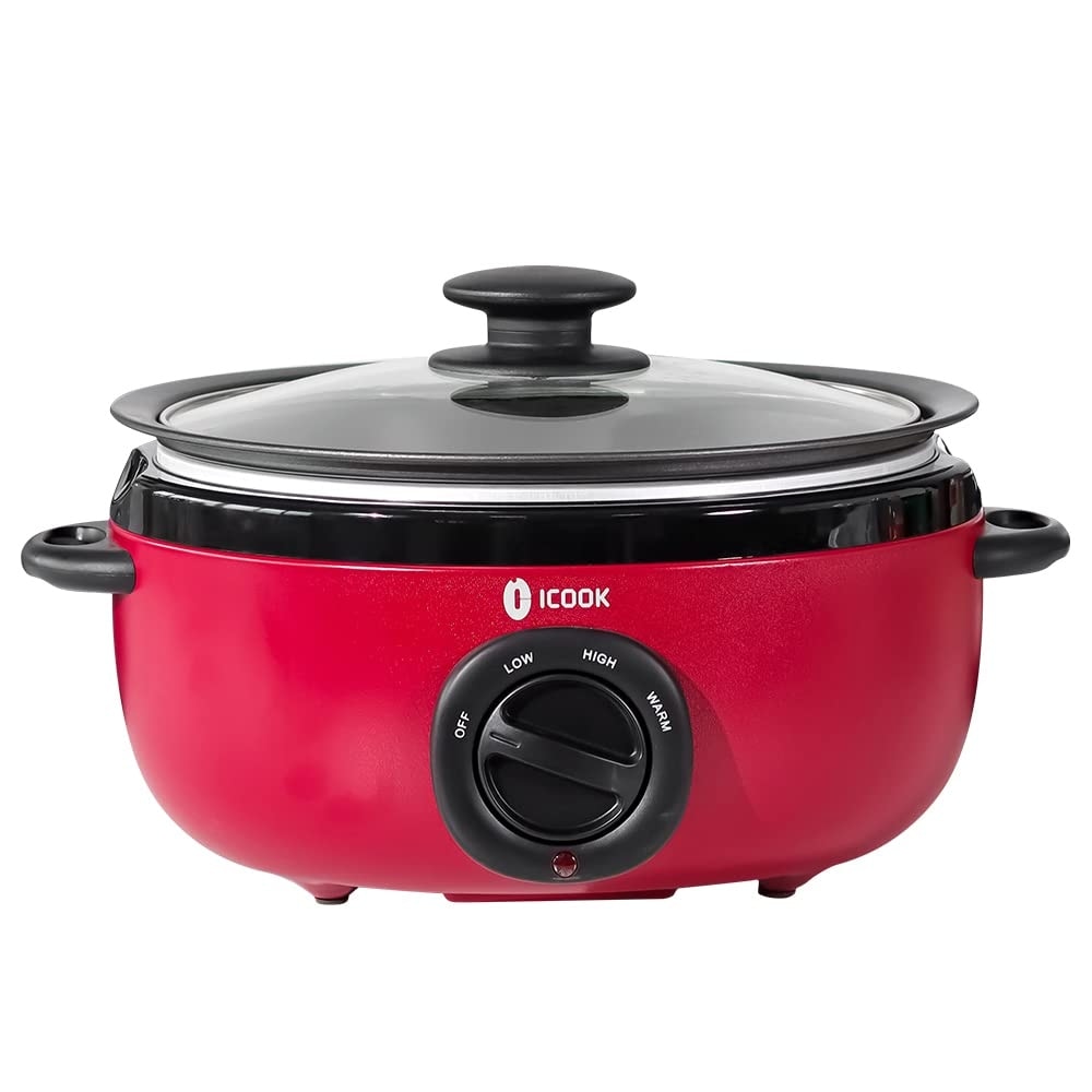 Brentwood Select SC-157R 7 Quart Slow Cooker, Red - Brentwood Appliances