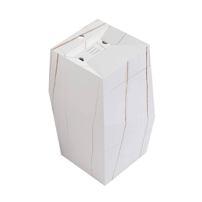 Fine Fixtures Grand Collection, Elegant Square Shaped Pedestal Sink