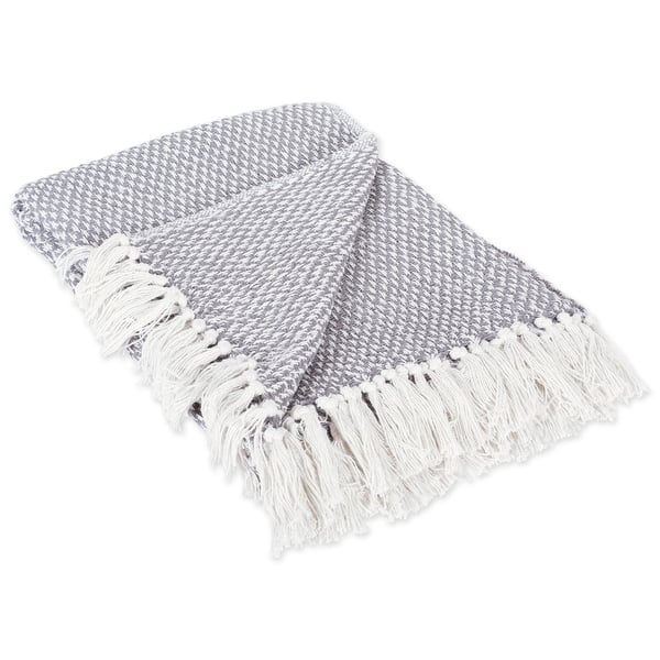 slide 2 of 94, DII Woven Decorative Throw Gray