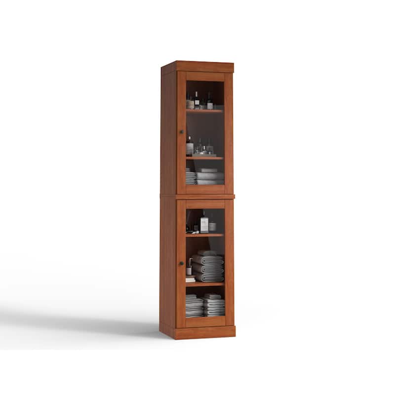 100% Solid Wood 16.5" Bathroom Cabinet with Optional Doors by Palace Imports