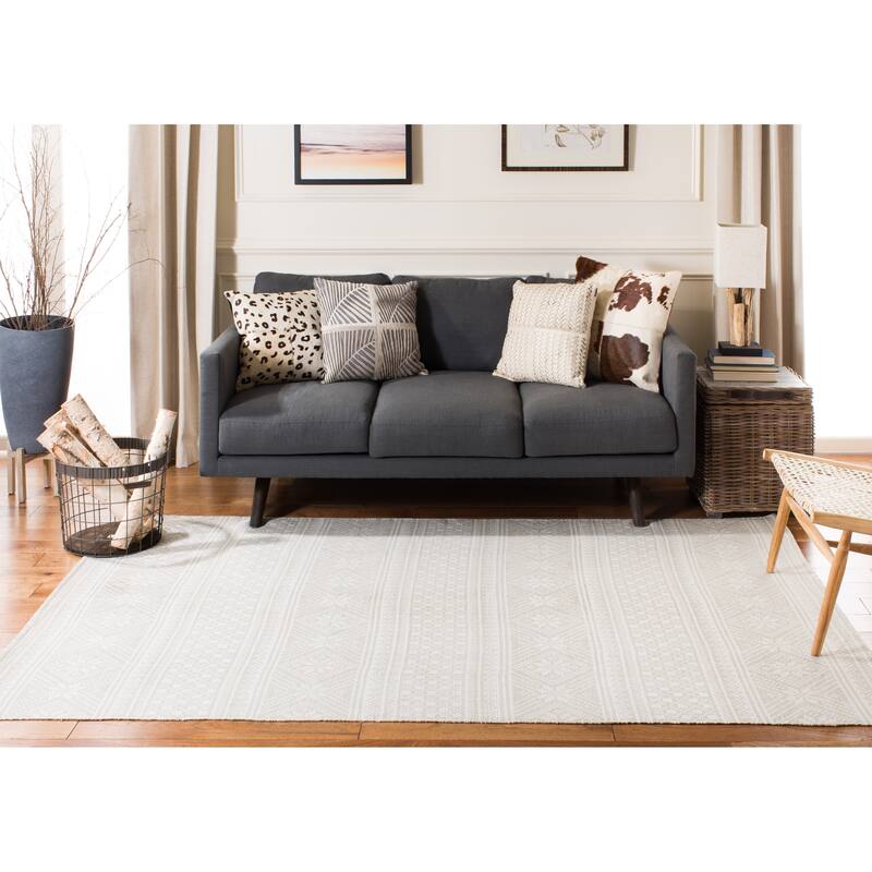 SAFAVIEH Handmade Cedar Brook Drite Modern Cotton Rug