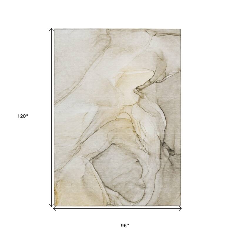 Almiso Artistic Abstract Weather Resistant Classic Meets Modern Outdoor Rug
