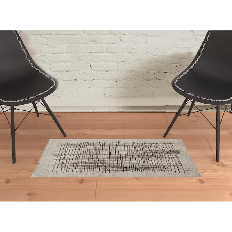 Woba Stain Resistant Area Rug By HomeRoots - 2' x 3'