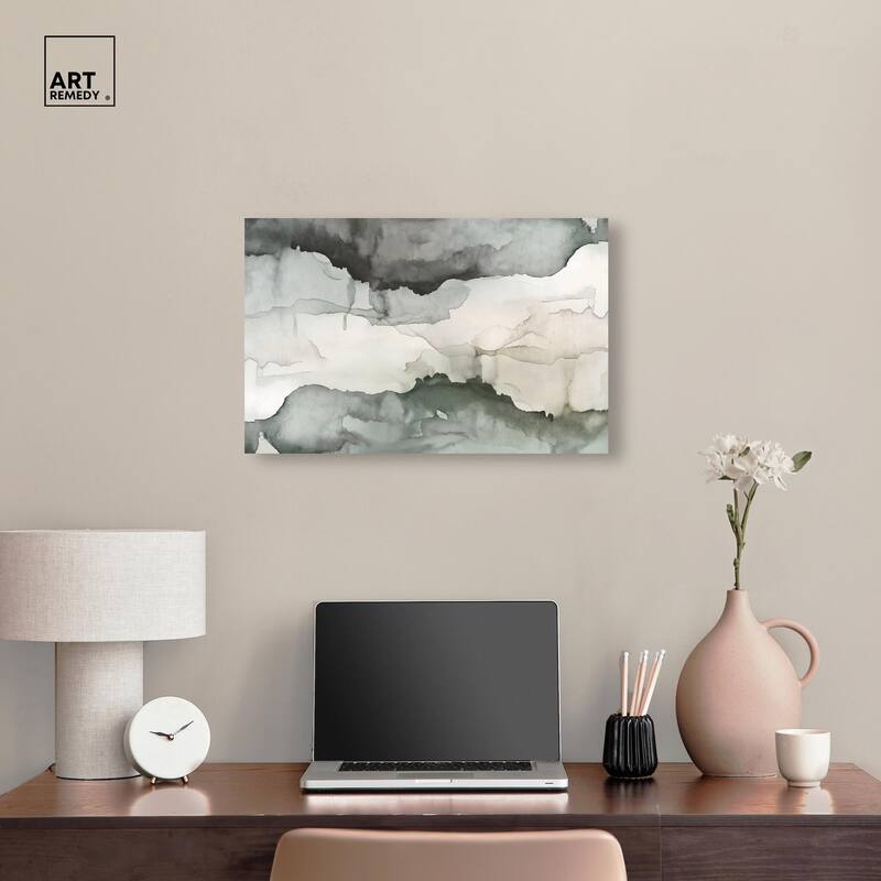 Pigment Flow Canvas by Art Remedy, Gallery Wrapped