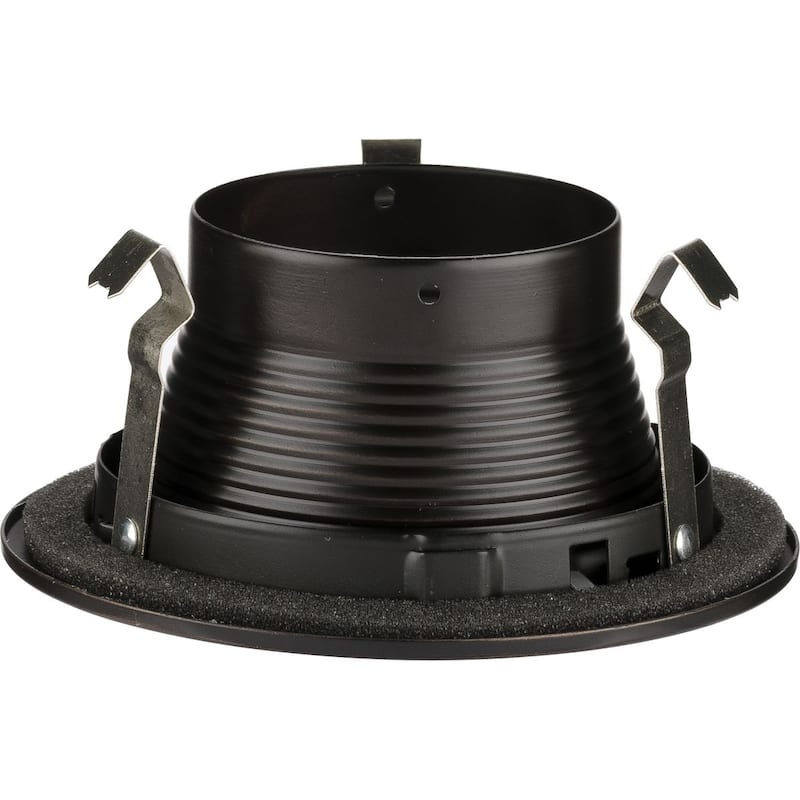 4 in. Antique Bronze Recessed Step Baffle Trim for 4 in. Housing - Medium