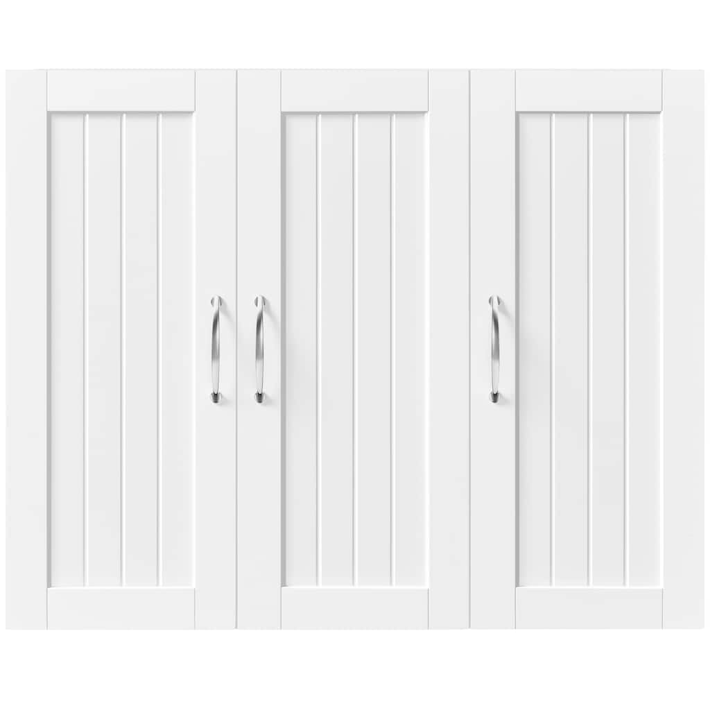 Yaheetech Wall-Mounted Cabinet Medicine Cabinet for Living Room, Laundry Room, White