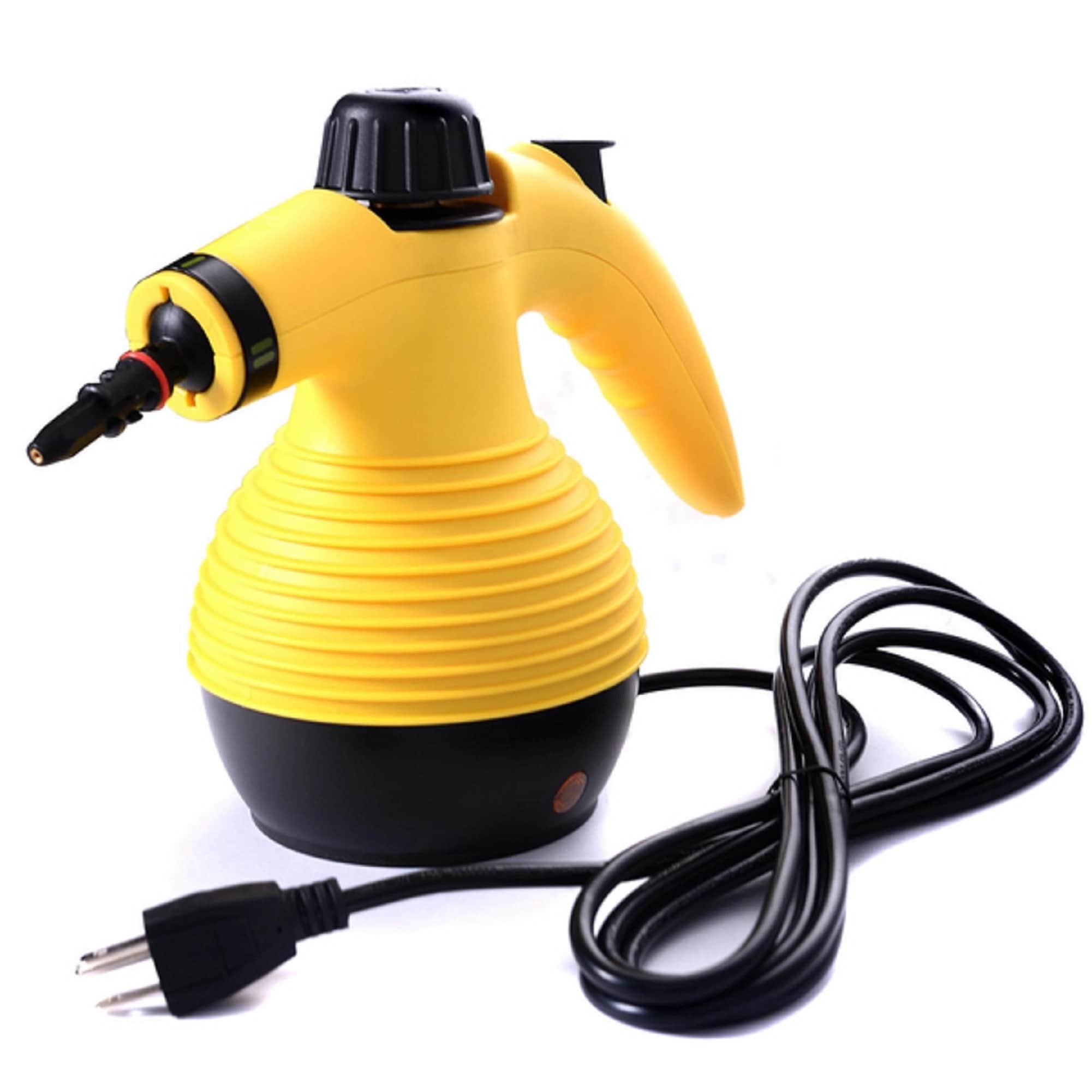 Costway 1400W Multipurpose Pressurized Steam Cleaner Mop w/ 17 Pieces Accessories Yellow