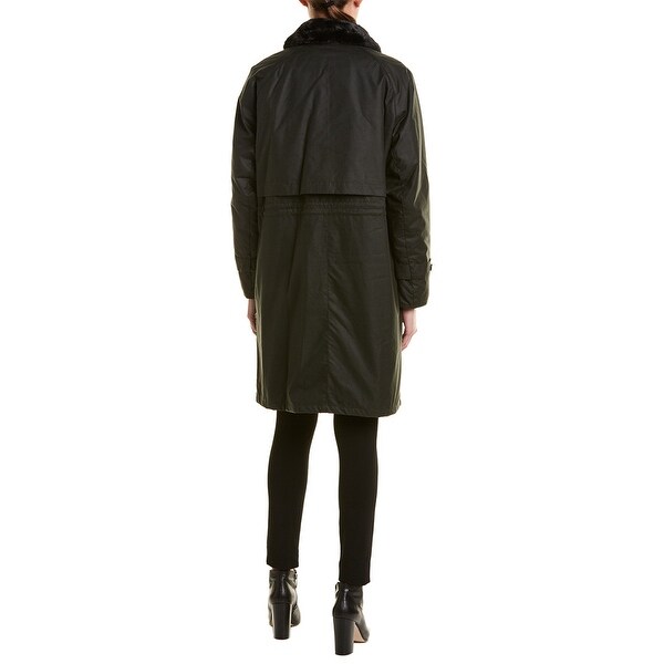 barbour floree wax coat