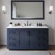 Option Dark Blue / White Quartz Top / Matte Black