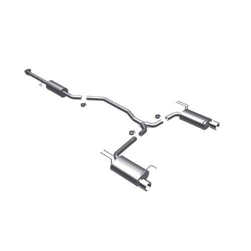 Shop Magnaflow 16817 Stainless Steel 2 25 Dual Cat Back Exhaust Overstock 15709589