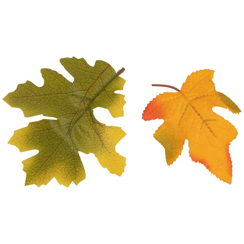 Fall Harvest Artificial Acorns and Maple Leaves Decoration Set - 11 Piece