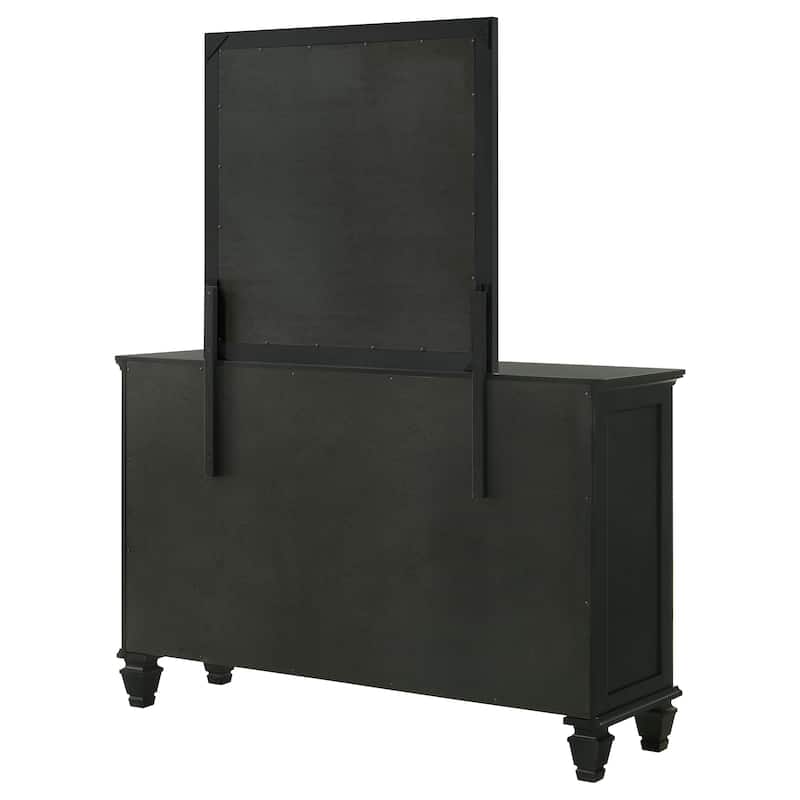 Sandy Beach Coastal Wood 11-drawer Bedroom Dresser