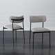 preview thumbnail 1 of 19, Amisco Yasmina Upholstered Dining Chair with Metal Leg