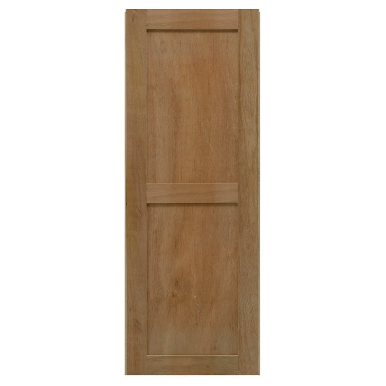 Sunny Wood Riley 48" Wood Floor Standing Bathroom Linen Tower Bottom