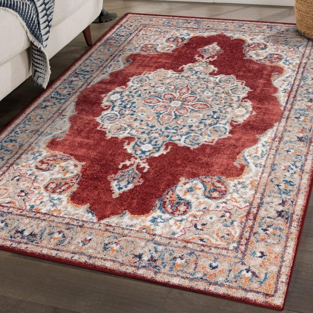 Luxe Weavers Oriental Indoor Area Rug, Stain-Resistant Carpet