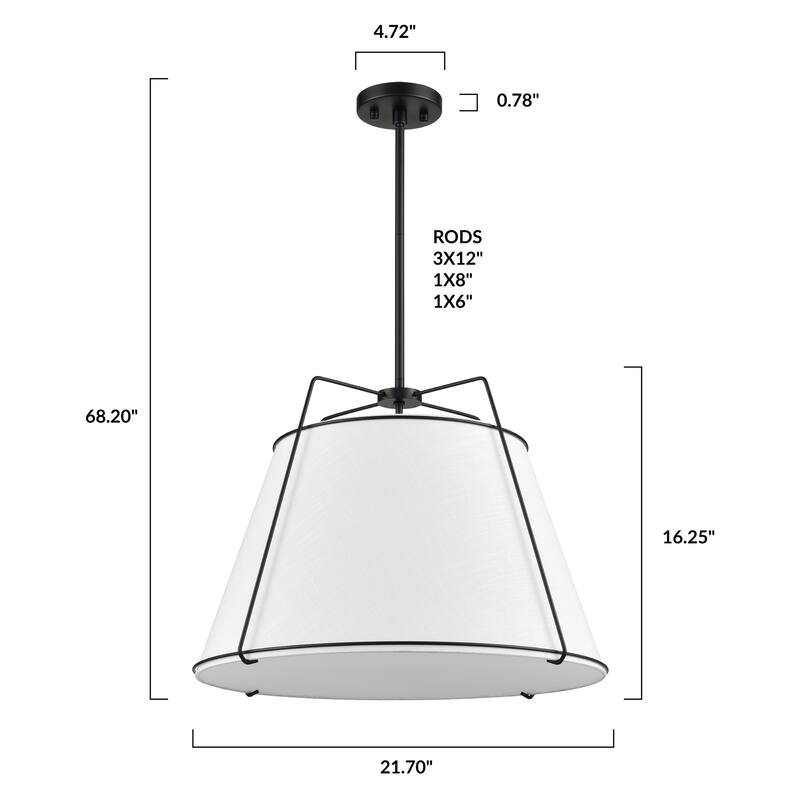 Light Society Lise 22" Chandelier