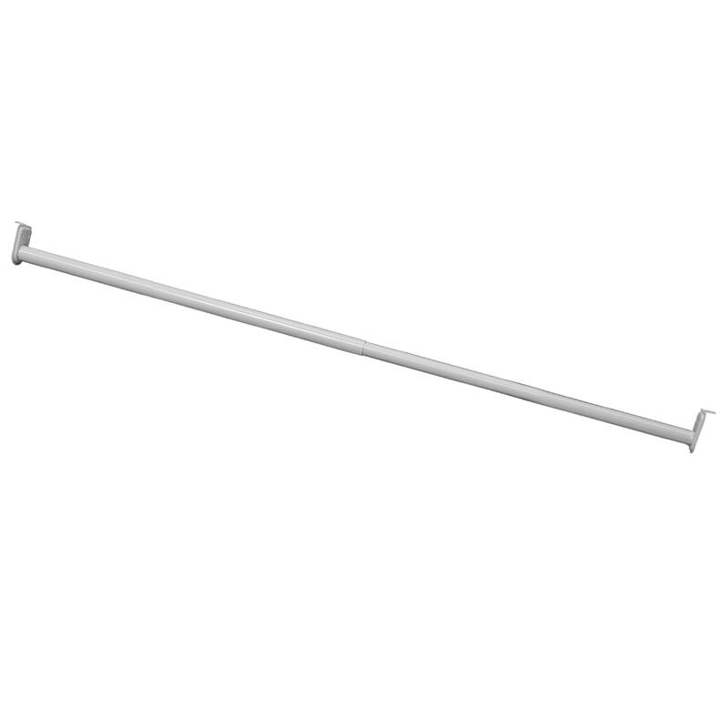 Design House White Adjustable 30-inch to 48-inch Closet Rod