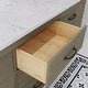 preview thumbnail 6 of 12, Aberdeen Double Sink Countertop Vanity with Large Barn Mirror & Faucet