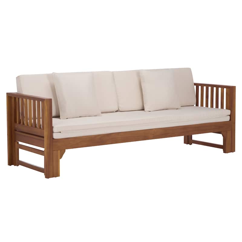 SAFAVIEH Outdoor Living Napoli Bench & Bed - 26"W x 78"D x 24"H