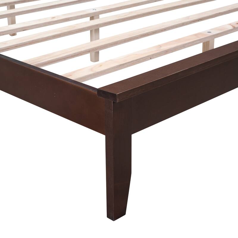 Queen size Platform Bed with USB Charging Station and Storage