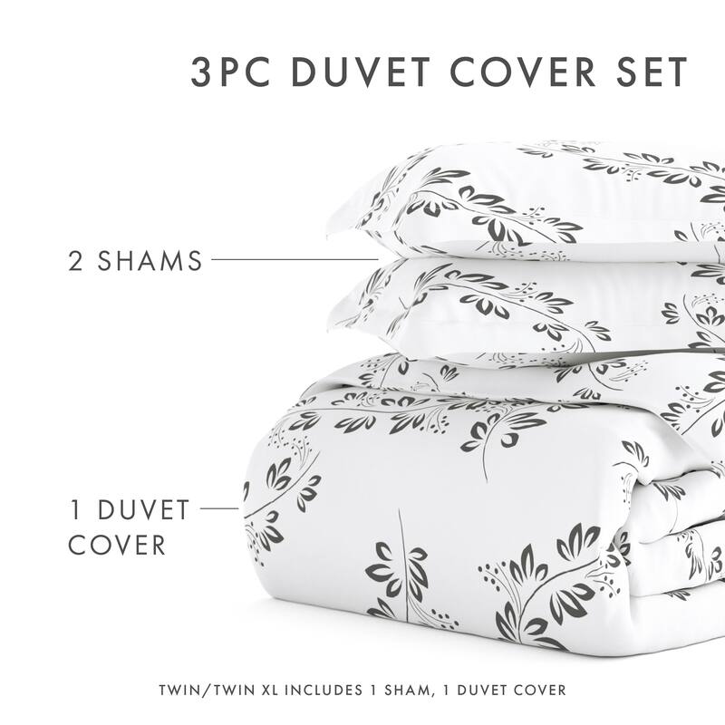 Becky Cameron Simple Vine 3-Piece Duvet Cover Set