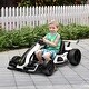 preview thumbnail 7 of 6, 24V Electric Go Kart for Kids, 7.5 MPH Drifting Car with Adjustable Seat