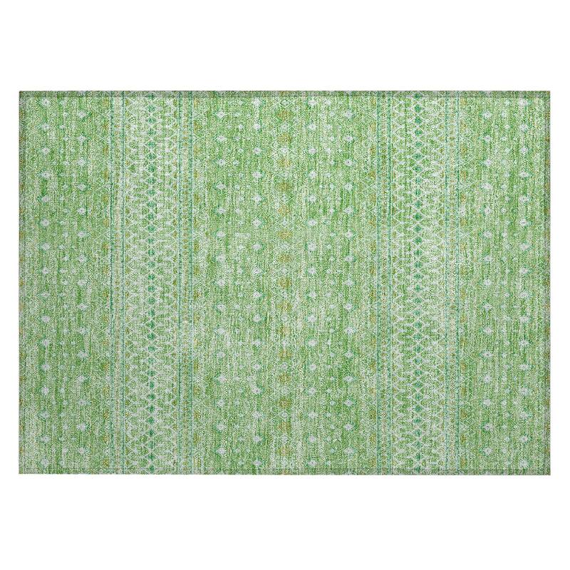 Machine Washable Indoor/ Outdoor Chantille Morrocan Boho Rug