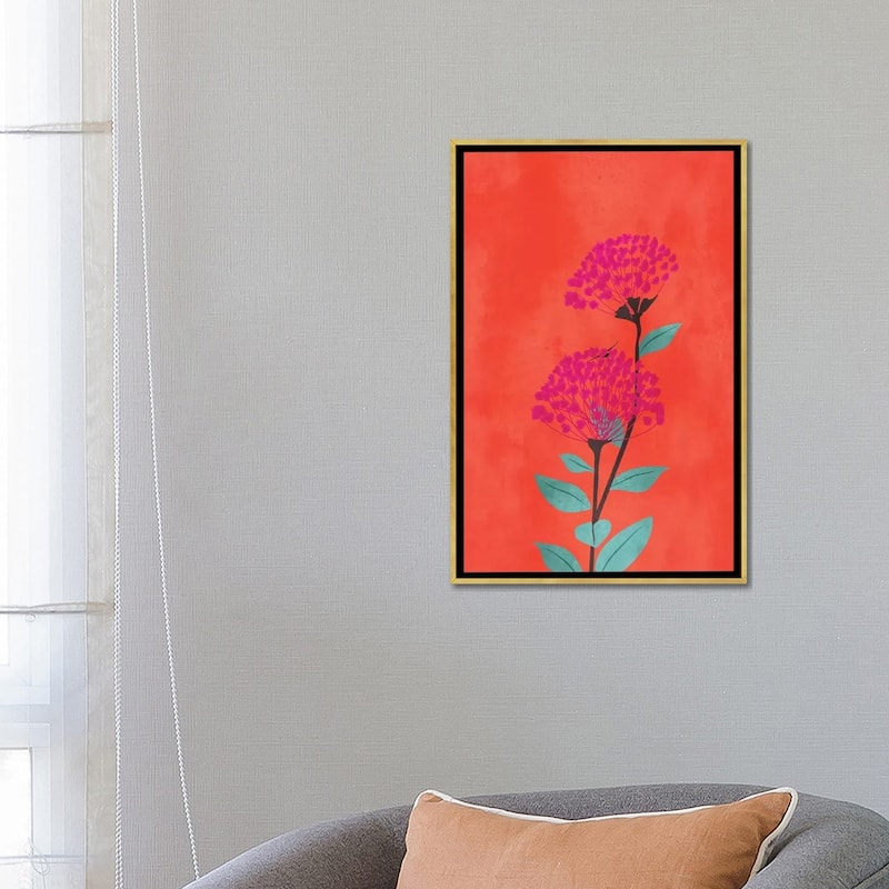 iCanvas "Tropical Sunset" by Kubistika Framed Canvas Print