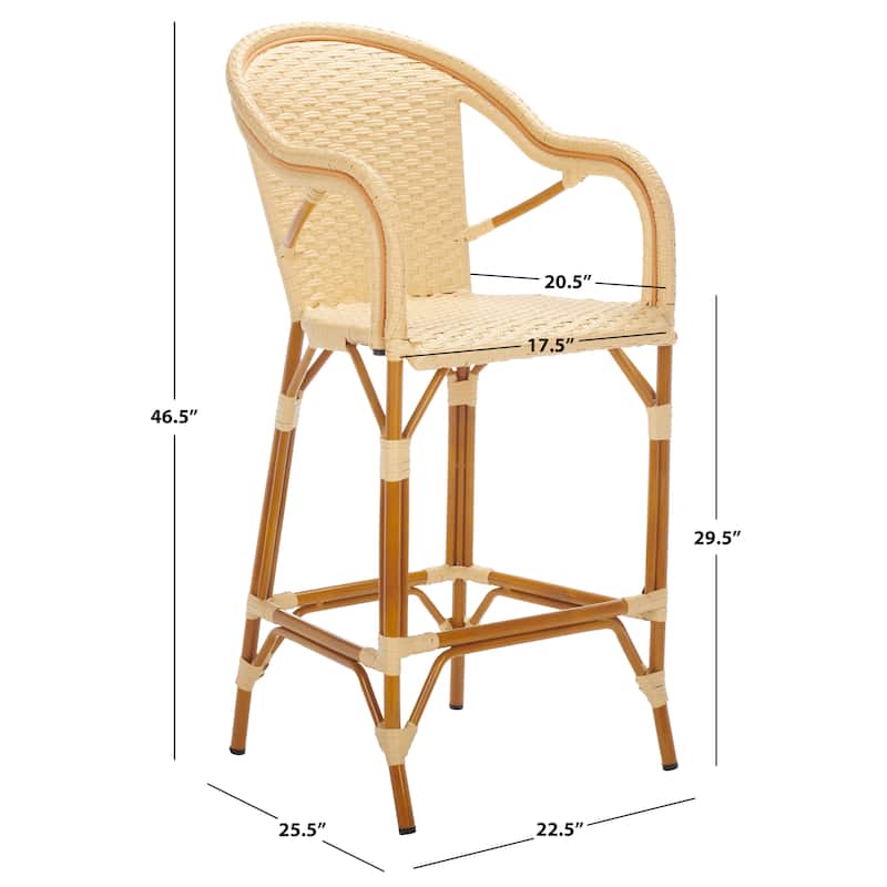SAFAVIEH xiomara 30-inch Bar Stool - 23Wx26Dx47H