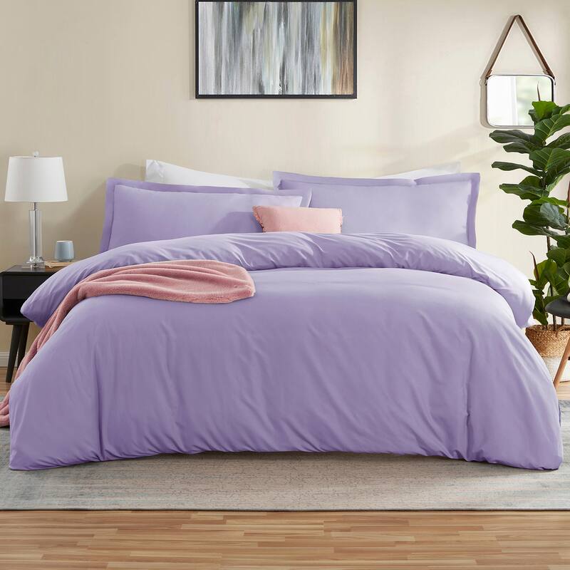 Emperyan 7 PC Bedding Set, Luxury Microfiber Duvet Cover With Sheets Bed Sets