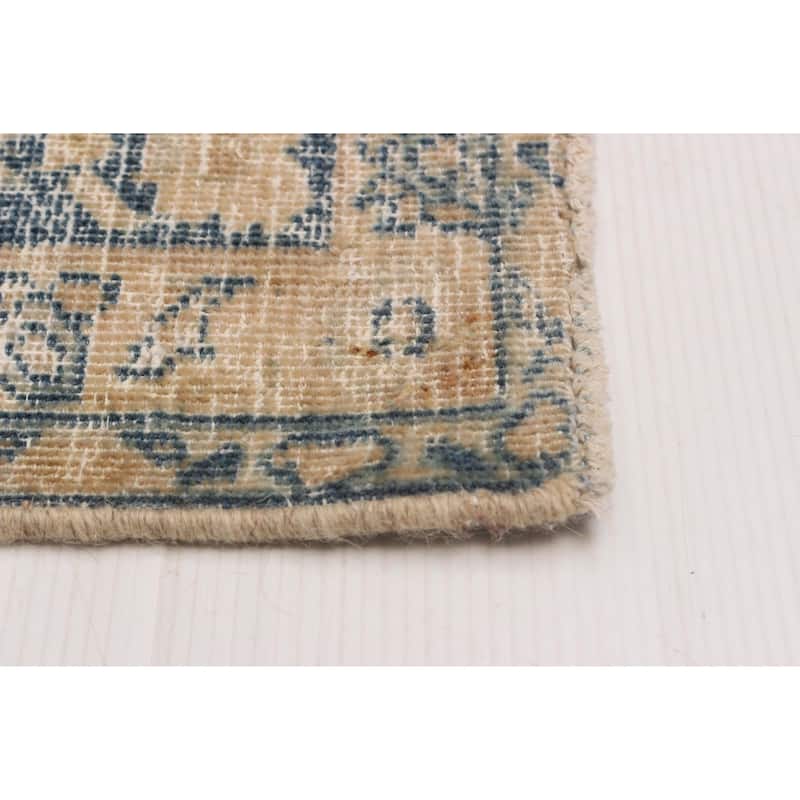 ECARPETGALLERY Hand-knotted Antalya Vintage Tan Wool Rug - 8'4 x 11'9