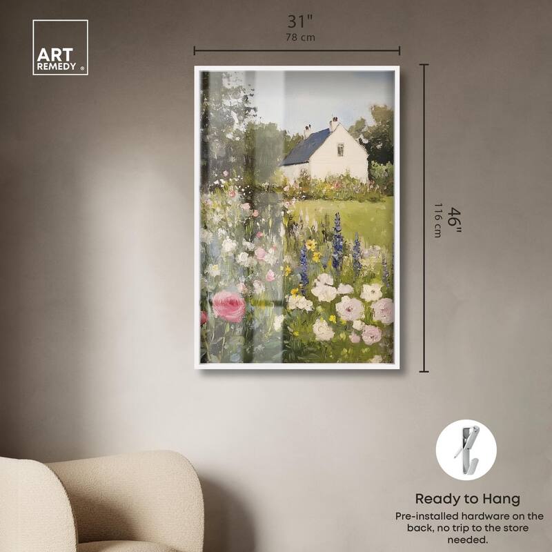 Floral Farmhouse II Shadowbox by Art Remedy