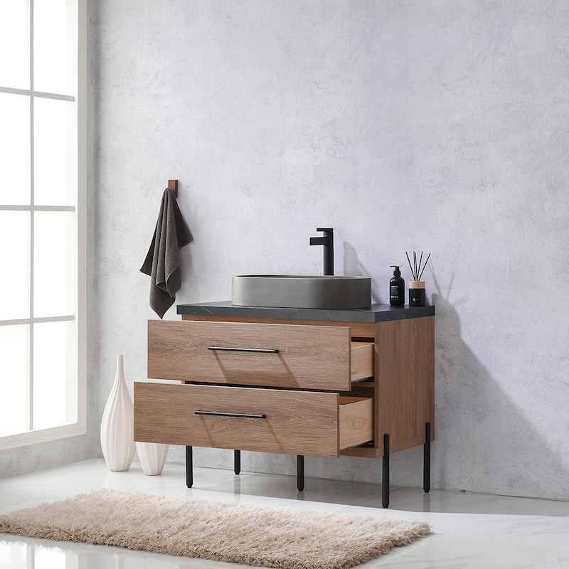 Miseno MV-NM-705136O Trento 36" Free Standing Single Basin Vanity Set